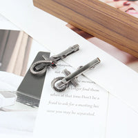 Thumbnail for Copper Serpentine Cross Shaped Tie Clip - view 2