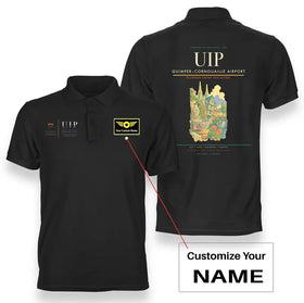 Quimper–Cornouaille Airport (UIP) Premium Polo T-Shirts