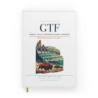 Thumbnail for Great Falls International Airport (GTF) design on white notebook