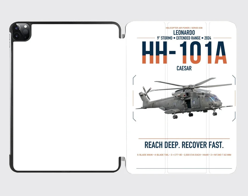Leonardo HH-101A Caesar design on white ipad tablet case