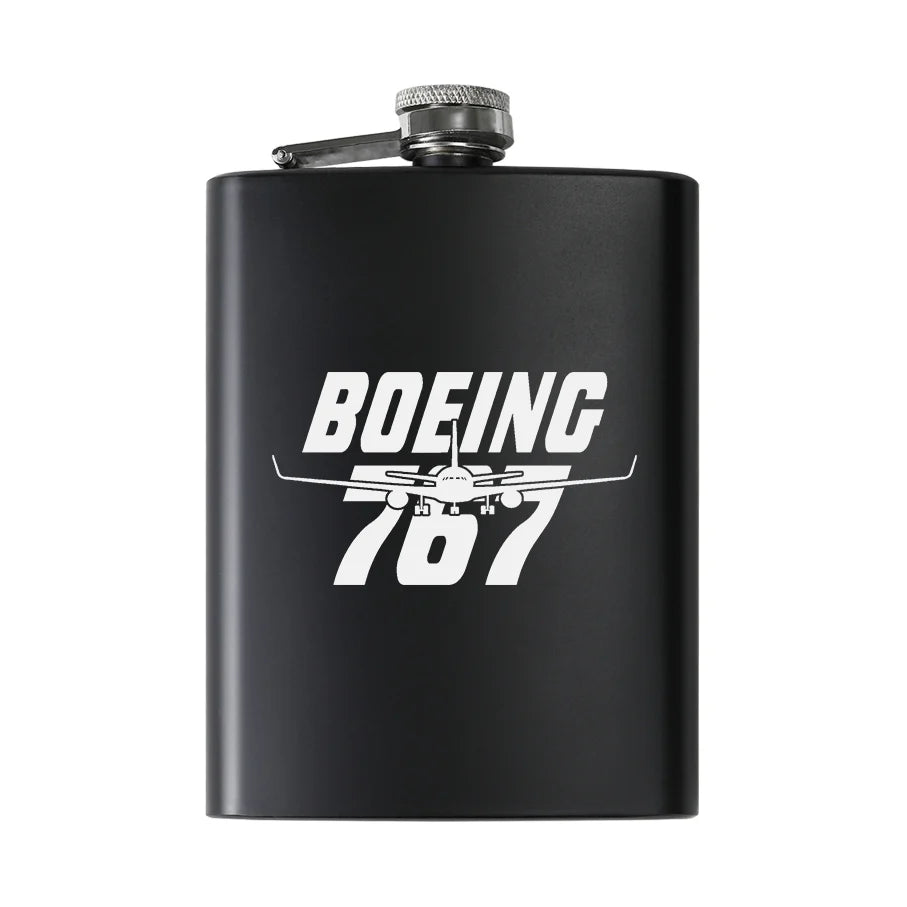 Customisable Boeing 767 Hip Flask - view 2
