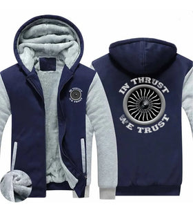 In Thrust We Trust (Vol 2) Zipped Sweatshirts
