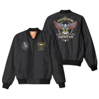 Thumbnail for Customisable American Eagle 3D Bomber Jacket - view 2