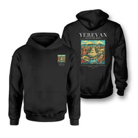 Thumbnail for YEREVAN - Poster - Double-Side Hoodie - Black