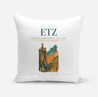 Thumbnail for Metz–Nancy–Lorraine Airport (ETZ) design on white pillow