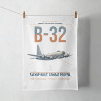 Thumbnail for B-32 Dominator design on white towel