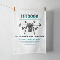 Thumbnail for Inspired Flight IF1200A design on white towel
