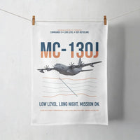 Thumbnail for MC-130J COMMANDO II design on white towel