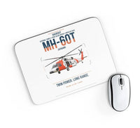 Thumbnail for Sikorsky MH-60T Jayhawk design on white rectangle mouse pad