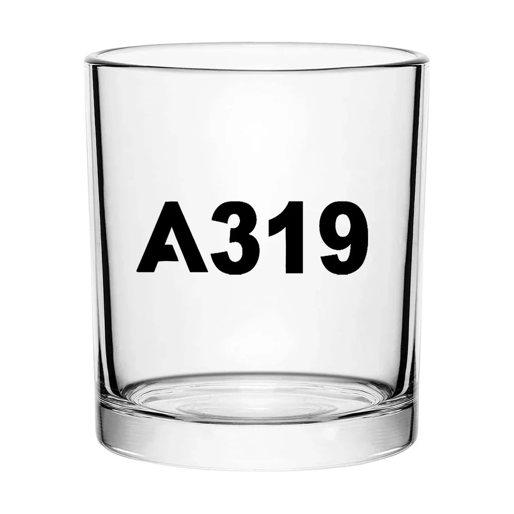 Customisable Airbus A319 Whisky Glass - view 2
