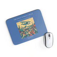 Thumbnail for VINTAGE G4498 - The Spice Market Circle - Designed Mouse Pads design on blue rectangle