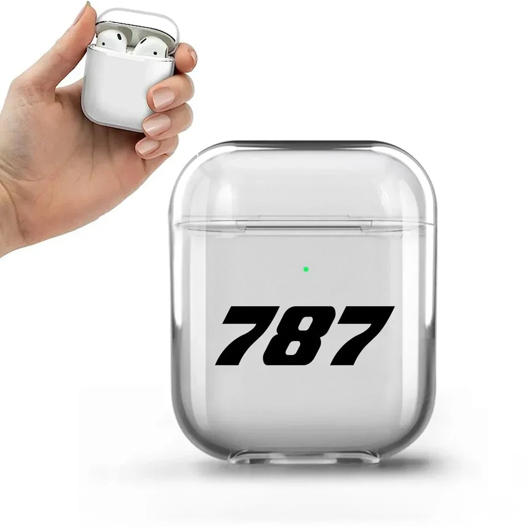 Boeing 787 Flat Text AirPods Pro plastic case - Normal