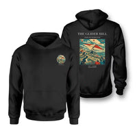 Thumbnail for VINTAGE G4013 - The Glider Hill - Double-Side Hoodie design on black double side