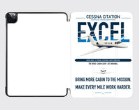 Thumbnail for Cessna Citation Excel design on white ipad tablet case
