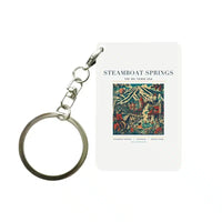Thumbnail for STEAMBOAT SPRINGS - Poster - Key Chain - White