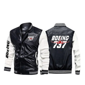 Amazing Boeing 737 Stylish Leather Bomber Jackets