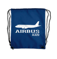 Thumbnail for Airbus A320 Drawstring Bag - view 2
