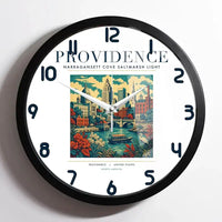 Thumbnail for PROVIDENCE - Poster - Wall Clock Framed - White