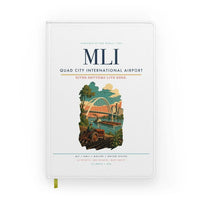 Thumbnail for Quad City International Airport (MLI) design on white notebook