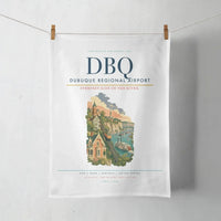Thumbnail for Dubuque Regional Airport (DBQ) design on white towel