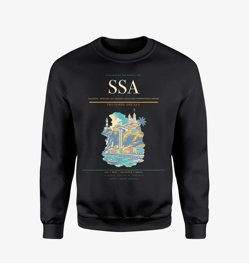 Salvador - Deputado Luis Eduardo Magalhaes International Airport SSA Sweatshirt - Black
