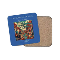 Thumbnail for The Canyon Mail Hook - Designed Coasters design on blue 1-piece