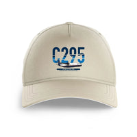Thumbnail for Airbus C295 SIGINT design on beige printed hat