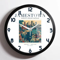 Thumbnail for JAMESTOWN - Poster - Wall Clock Framed - White
