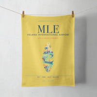 Thumbnail for Velana International Airport Malé (MLE) design on yellow towel