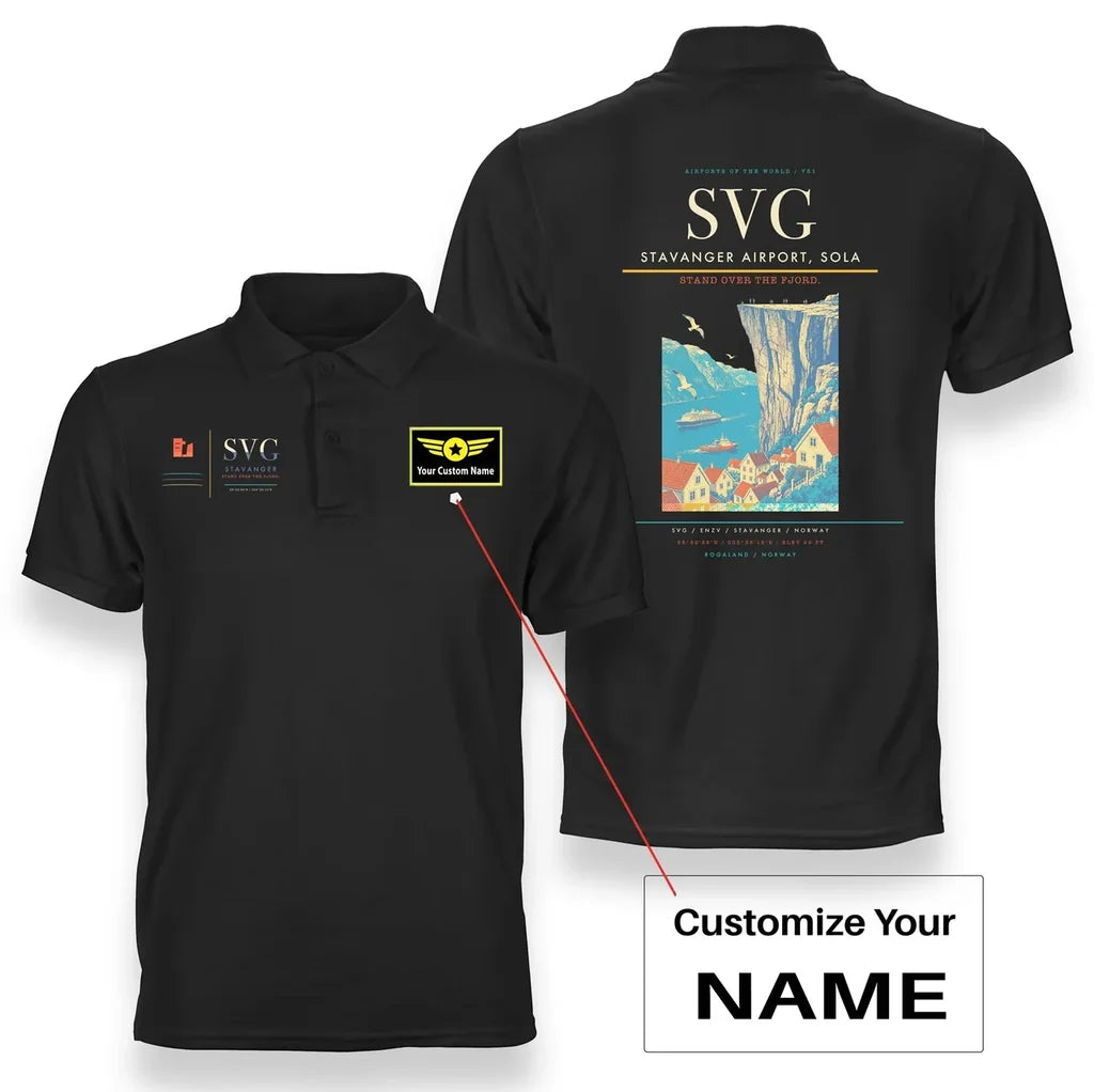 Stavanger Airport, Sola SVG Black+Name