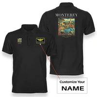 Thumbnail for MONTEREY - Poster - Double-Side Polo - Black + Name