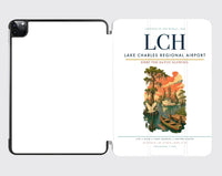 Thumbnail for Lake Charles Regional Airport (LCH) design on white ipad tablet case