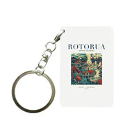 Thumbnail for ROTORUA - Poster - Key Chain - White