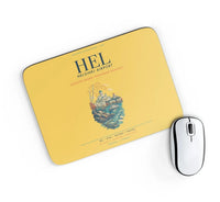 Thumbnail for Helsinki Airport (HEL) design on yellow rectangle mouse pad