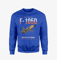 Thumbnail for F-105D Thunderchief design on blue sweatshirt