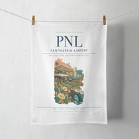 Thumbnail for Pantelleria Airport (PNL) design on white towel