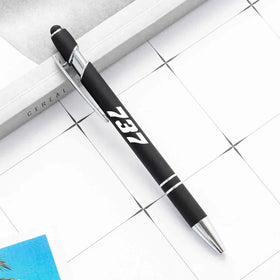 Boeing 737 Flat Text Premium Designed Pens