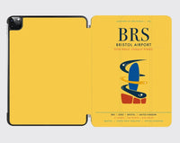 Thumbnail for Bristol Airport (BRS) design on yellow ipad tablet case