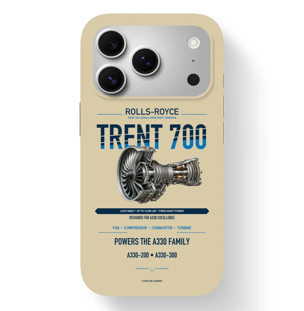 TRENT 700 Case design on beige iphone case
