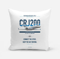 Thumbnail for Bombardier CRJ200 design on white pillow