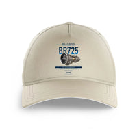 Thumbnail for BR725 design on beige printed hat