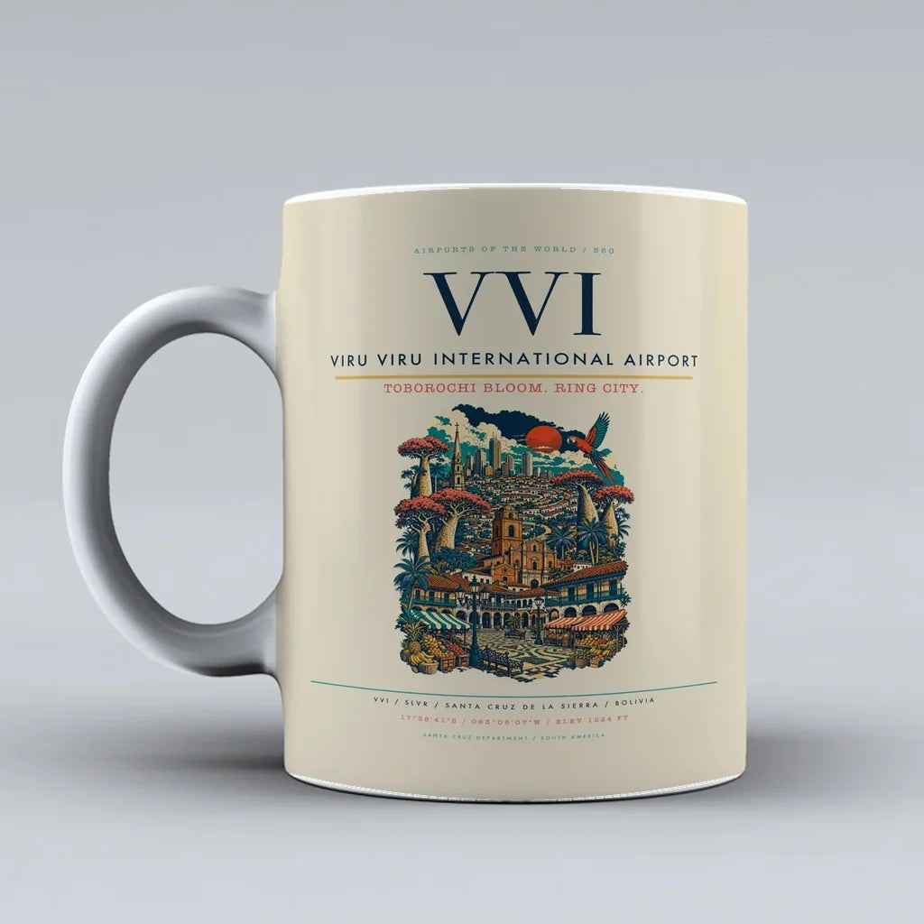 Viru Viru International Airport VVI Mug - Beige