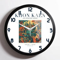 Thumbnail for KHON KAEN - Poster - Wall Clock Framed - White
