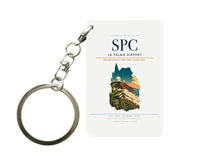 Thumbnail for La Palma Airport (SPC) design on white key chain
