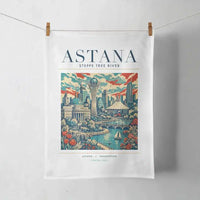 Thumbnail for ASTANA - Poster - Towel - White