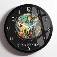 Thumbnail for NUSA PENIDA - Badge - Wall Clock Framed - Black