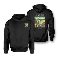 Thumbnail for UYUNI - Poster - Double-Side Hoodie - Black