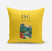 Thumbnail for Painushima Ishigaki Airport (ISG) design on yellow pillow