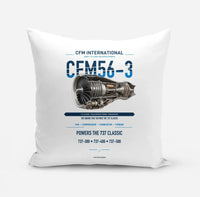 Thumbnail for CFM56-3 design on white pillow