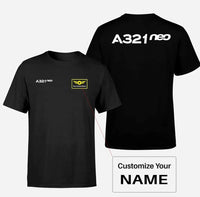 Thumbnail for Customisable Airbus A321 T-Shirt - view 2